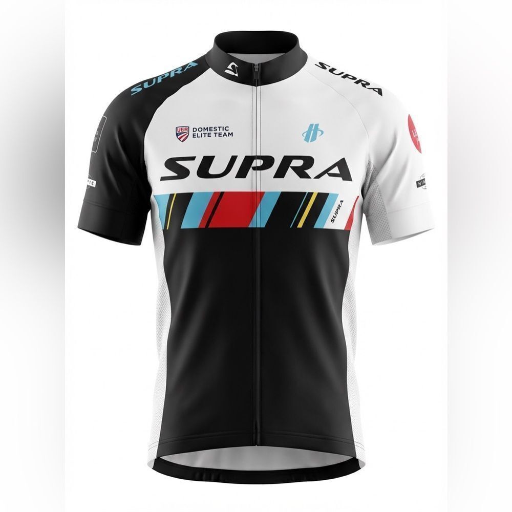 HINCAPIE NEW WOMENS STRETCH BIKING SHIRT SIZE 2XS BLUE BLACK WHITE